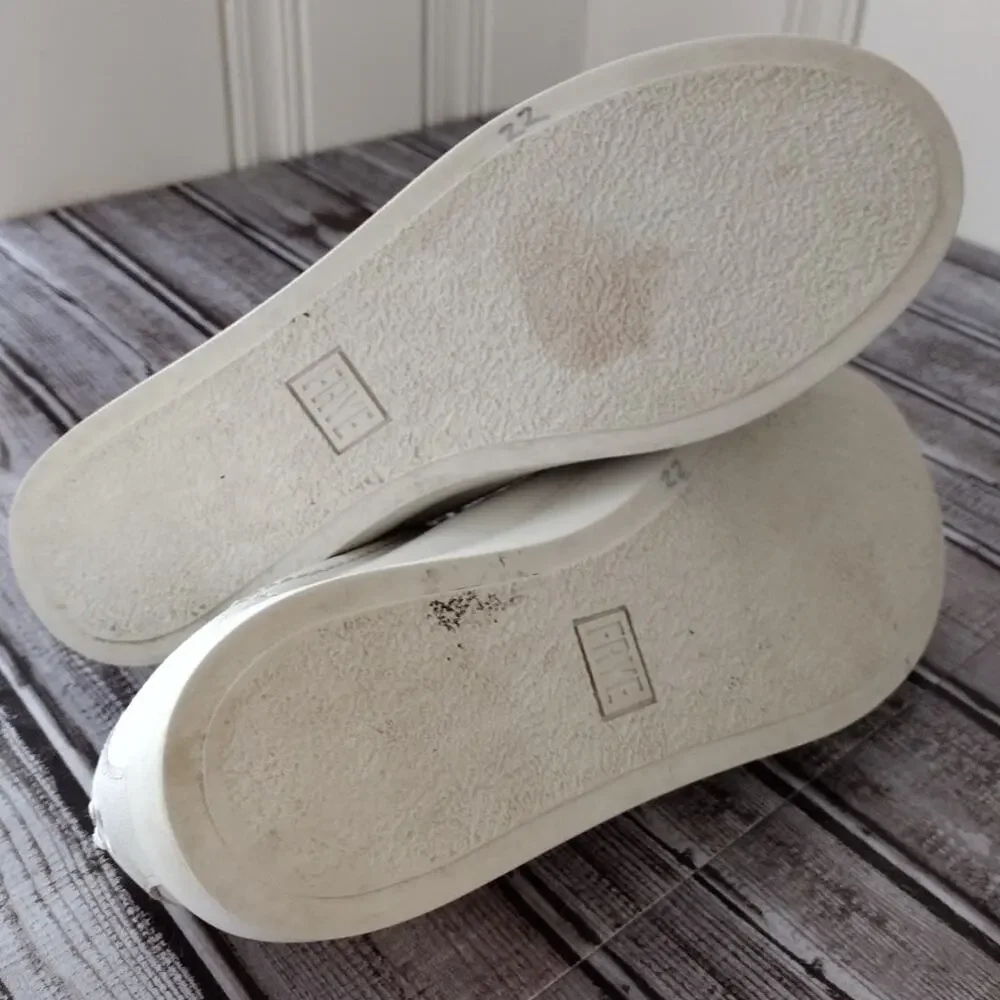 Frye | White Leather Lena Low Zip Sneaker Shoes Women's 8.5 - Picture 12 of 14